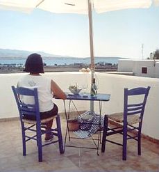enjoy the view from kastro traditional apartments in antiparos - vacations in cyclades islands - travelling greece