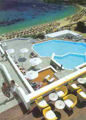 Mykonos blue hotel in Mykonos island ,Cyclades, Greece