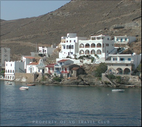 Kythnos island, partial view of the port.