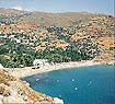 Gialia Beach with a view of Stenies Village