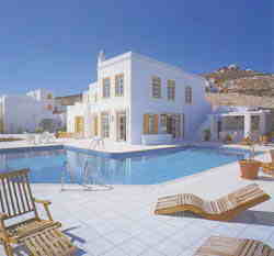 Dorion hotel in Mykonos island 