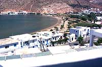 Tzannis Aglaia Pension is located in Kamares, Sifnos island, Cyclades, Greece.