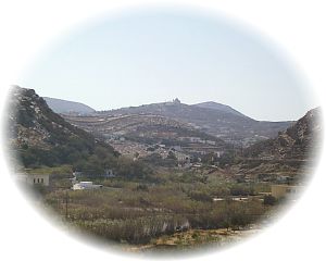 The countryside of Syros island.